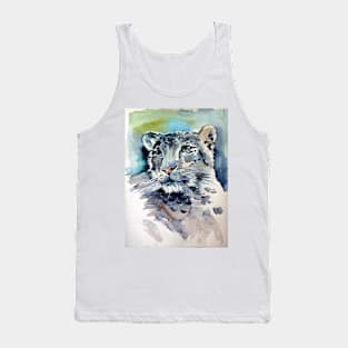 Snow leopard Tank Top